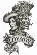 Loyalty Liberty tattoo design idea