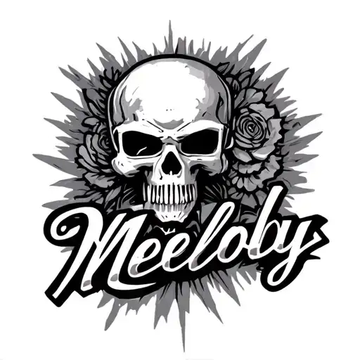 welding the name mellody tattoo design idea