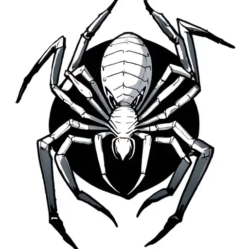 spider like hunter x Hunter tattoo design idea