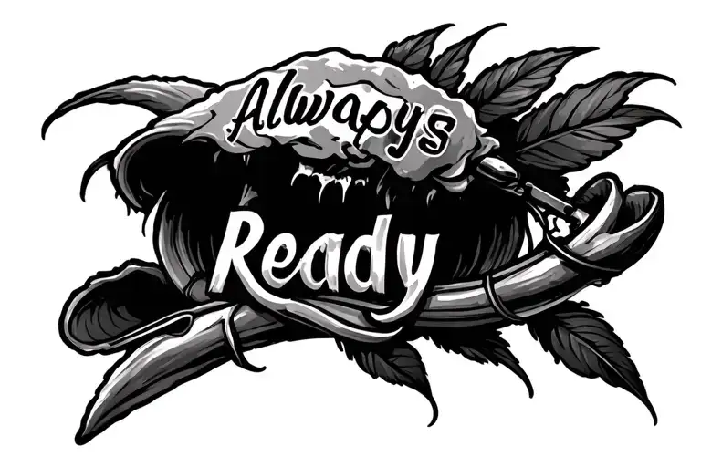 Always Ready tattoo design idea