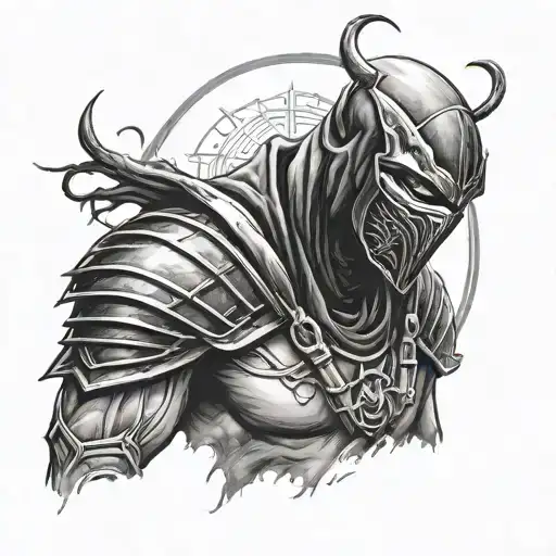 Mortal kombat darkest knight noob saibot tattoo design idea
