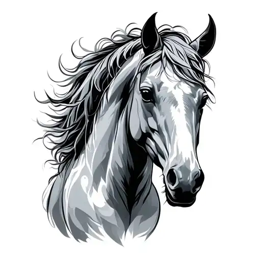 Pale Horse tattoo design idea