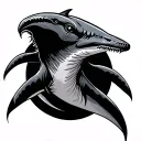 Hammerhead tattoo design idea