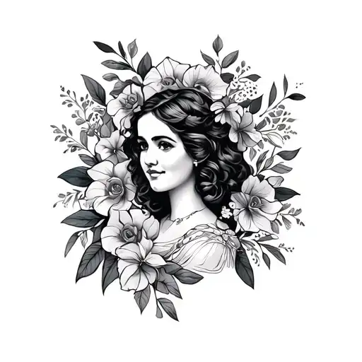 Memorial Mom tattoo design idea