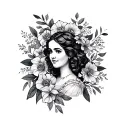 Memorial Mom tattoo design idea