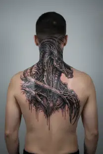 xenomorph Alien tattoo design idea