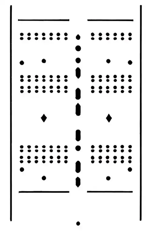 cribbage board tattoo design idea