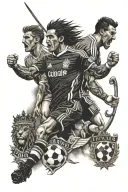 zulu, scottish, family, persistence, soccer, liverpool, time  tattoo design idea