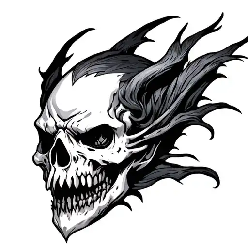 Dark Evil tattoo design idea