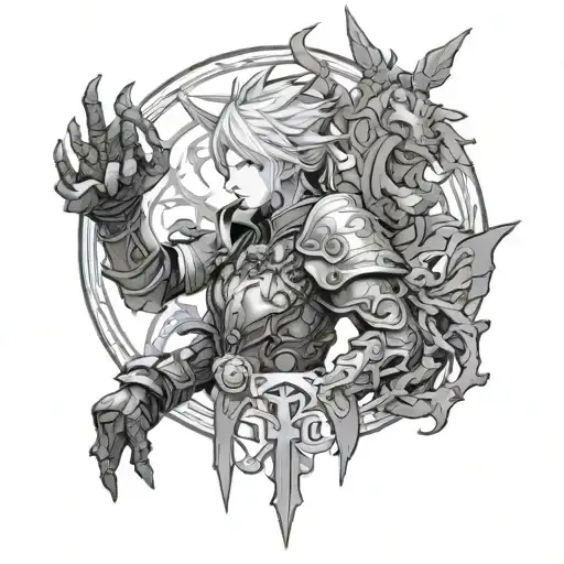 final fantasy 14 tattoo design idea