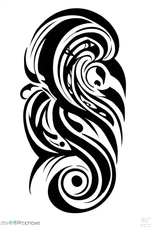 strong and courageous  tattoo design idea