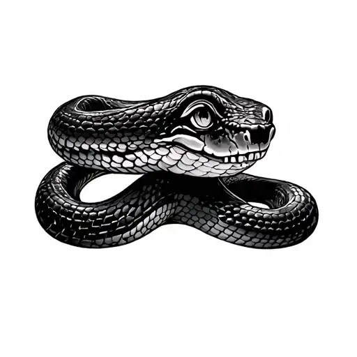 Snake Jungle Giaguaro tattoo design idea