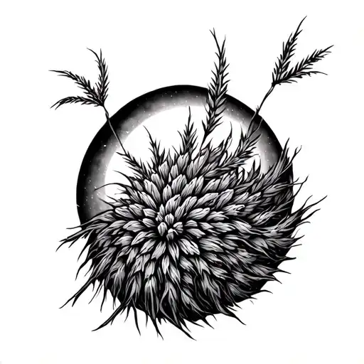 Tumbleweed tattoo design idea