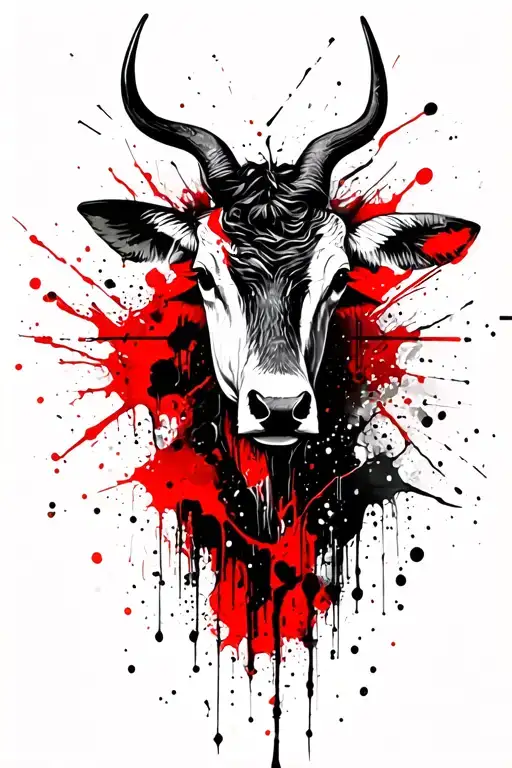 Taurus & Libra constellation tattoo design idea