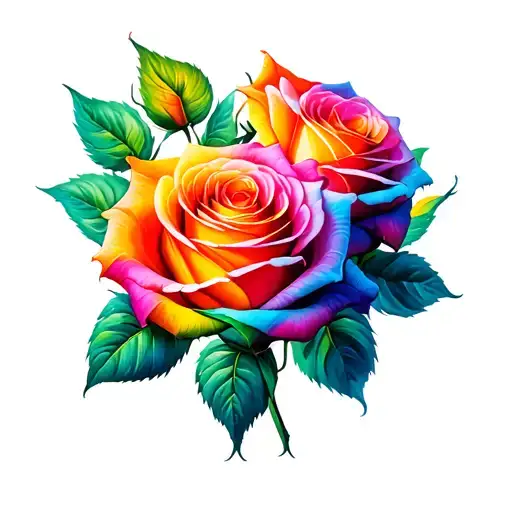 123+ Rainbow Rose Tattoo Ideas in 2026 - BlackInk AI