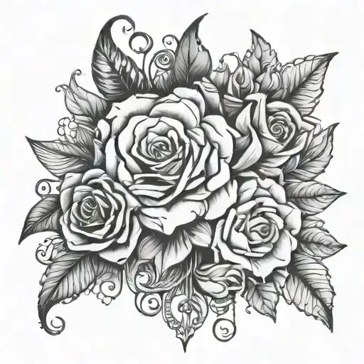 daughters names Cassandra Chloe Cayleigh tattoo design idea