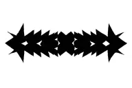 vertical triangles tattoo design idea