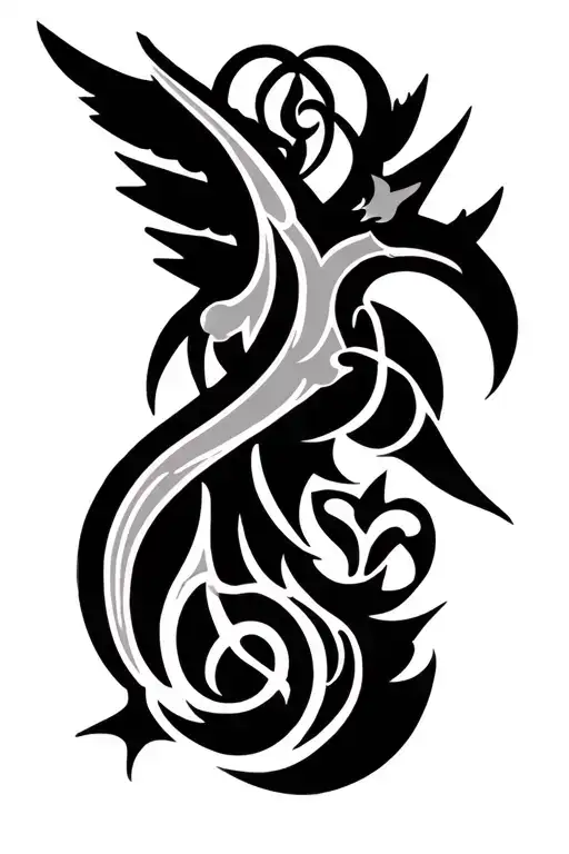 traditional slavic pagan symbols tattoo design idea