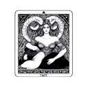 woman aries wife love tarot card design tattoo design idea