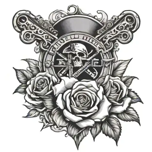 guns n roses tattoo design idea