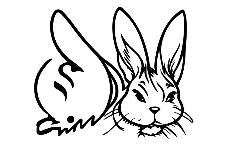 playboy bunny Simon City Royals logo incorporated into the design tattoo design idea
