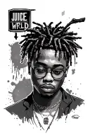 Juice WRLD tattoo design idea