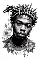 Juice WRLD tattoo design idea