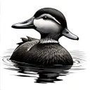 Mallard Duck tattoo design idea