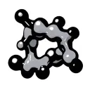lsd molecule tattoo design idea