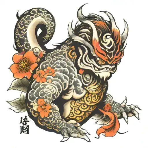 enduring great hardship tattoo design idea