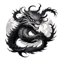 Yamata no Orochi tattoo design idea