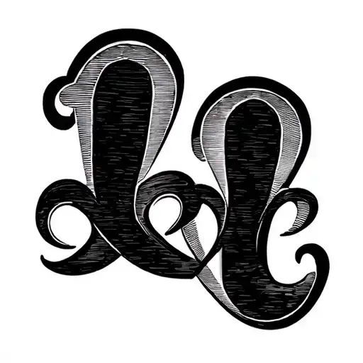 small dainty fineline  matching love symbol tattoo design idea