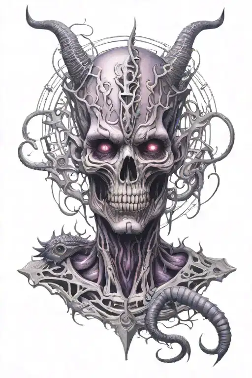 Slaanesh tattoo design idea