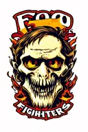 foo fighters logo  tattoo design idea