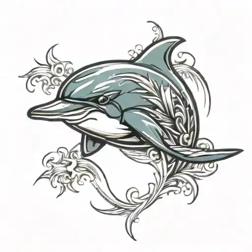 Miami Dolphins tattoo design idea