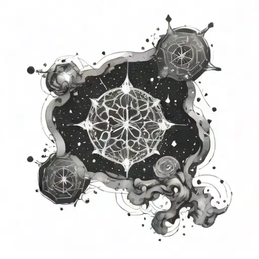 Lenaigha Lyra constellation tattoo design idea