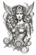 Artemis tattoo design idea
