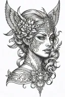 Artemis tattoo design idea