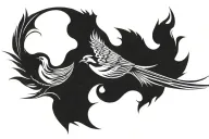 swallow bird tattoo design idea