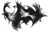 swallow bird tattoo design idea