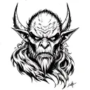 enemy of the orcs tattoo design idea