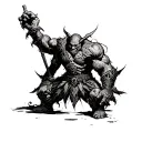 enemy of the orcs tattoo design idea