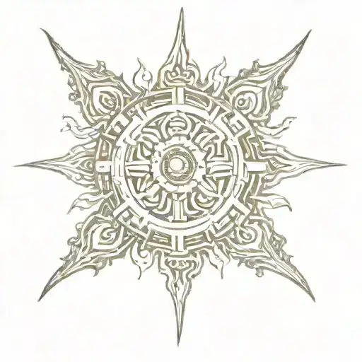 tibetan tattoo design idea