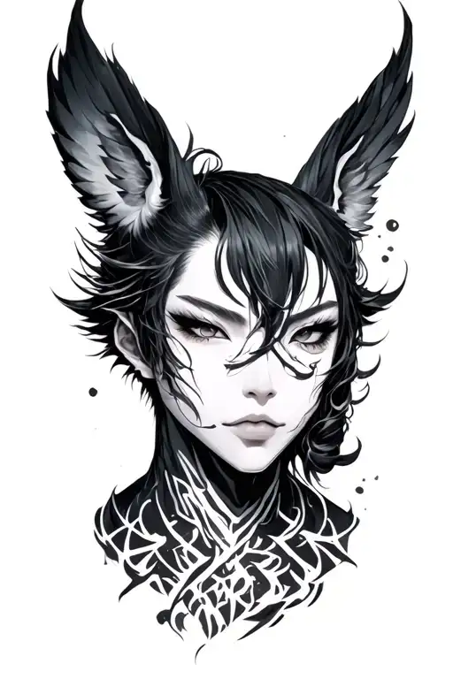 Gojo satoru tattoo design idea