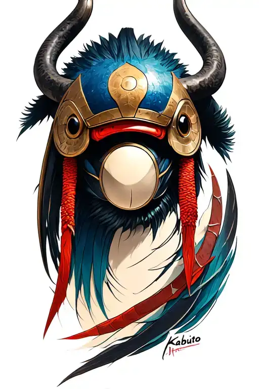 Kabuto tattoo design idea