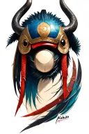 Kabuto tattoo design idea