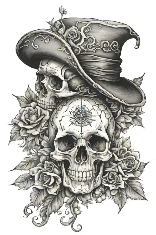 memento mori memento vivere tattoo design idea