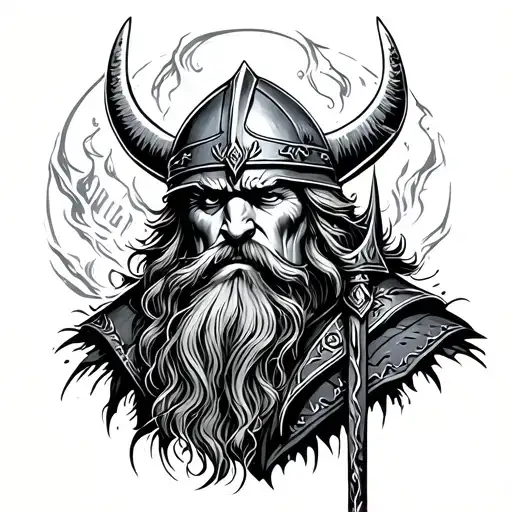 wikinger and Hooligans tattoo design idea