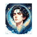 Camus Aquarius constellation merging tattoo design idea