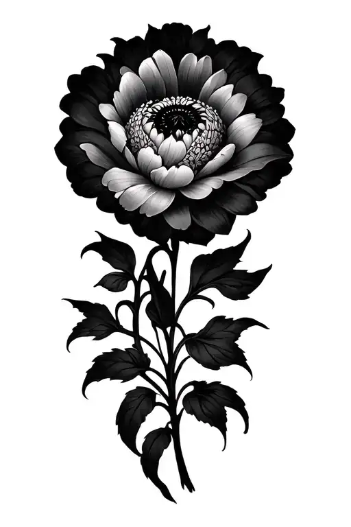 leo and rahu ketu july birth flower tattoo design idea